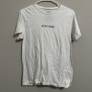 Neon riot white shirt size S